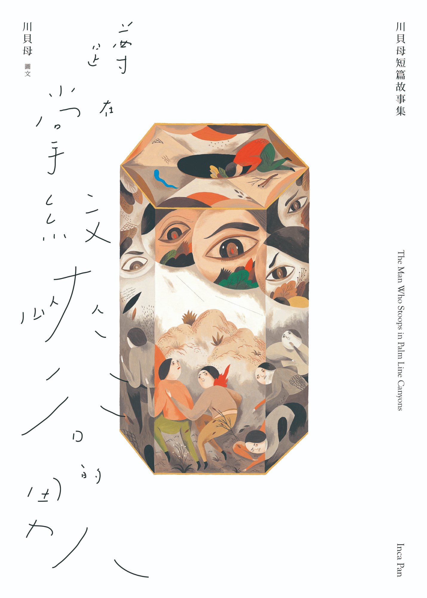 《蹲在掌紋峽谷的男人》書封