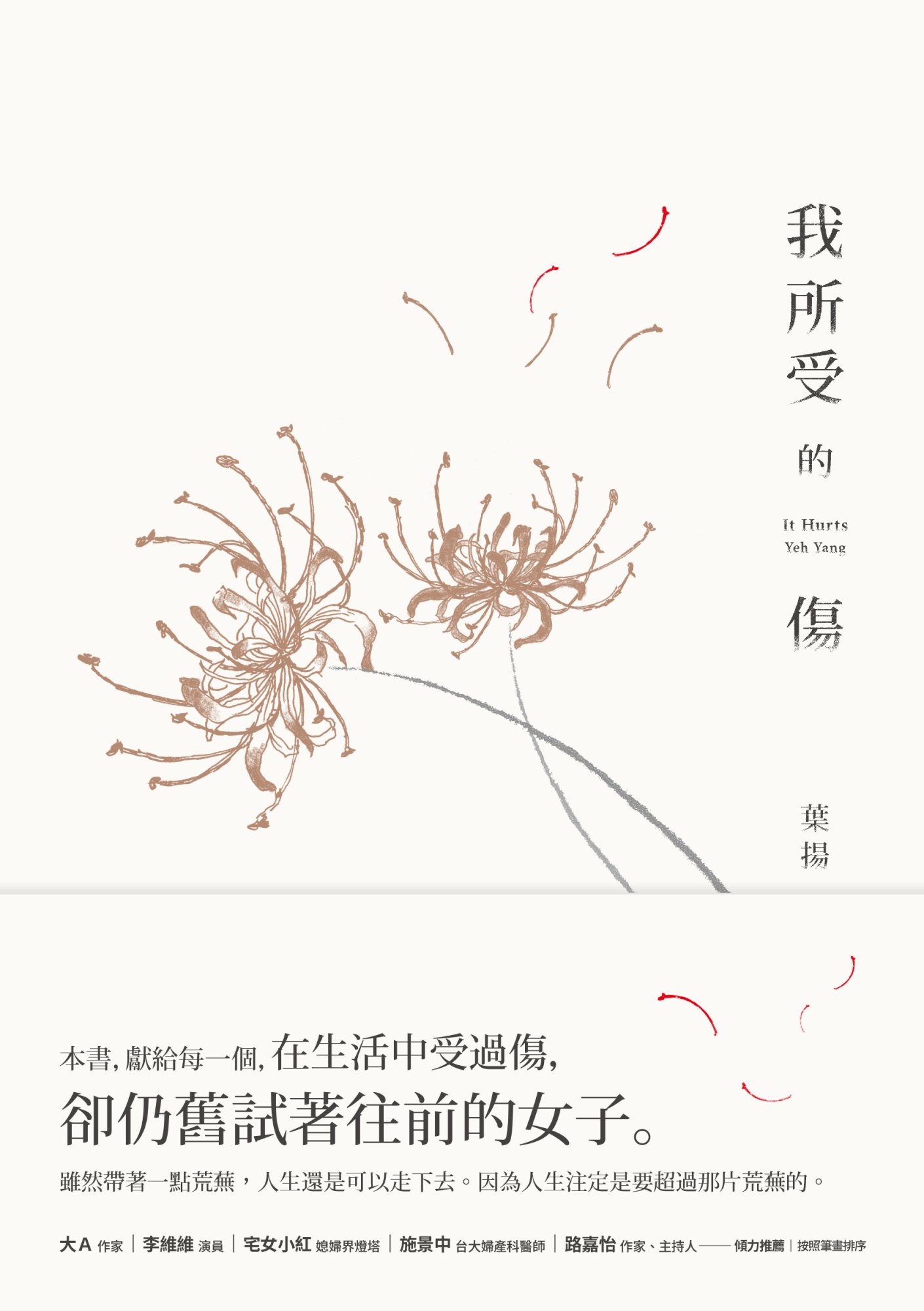 《我所受的傷》書封
